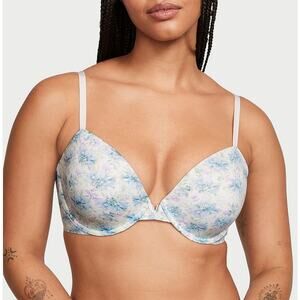 Victoria's Secret NWOT 40C White Full Bloom Smooth Lightly Lined Demi Bra